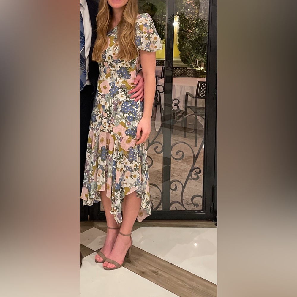 ASTR the Label Floral Print Long Dress, Size M